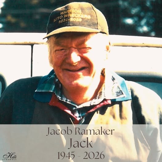 Jacob Jack Ramaker Obituary, Colac, Australia: Beloved Warrion Auto Wreckers Owner Passed Away at 81